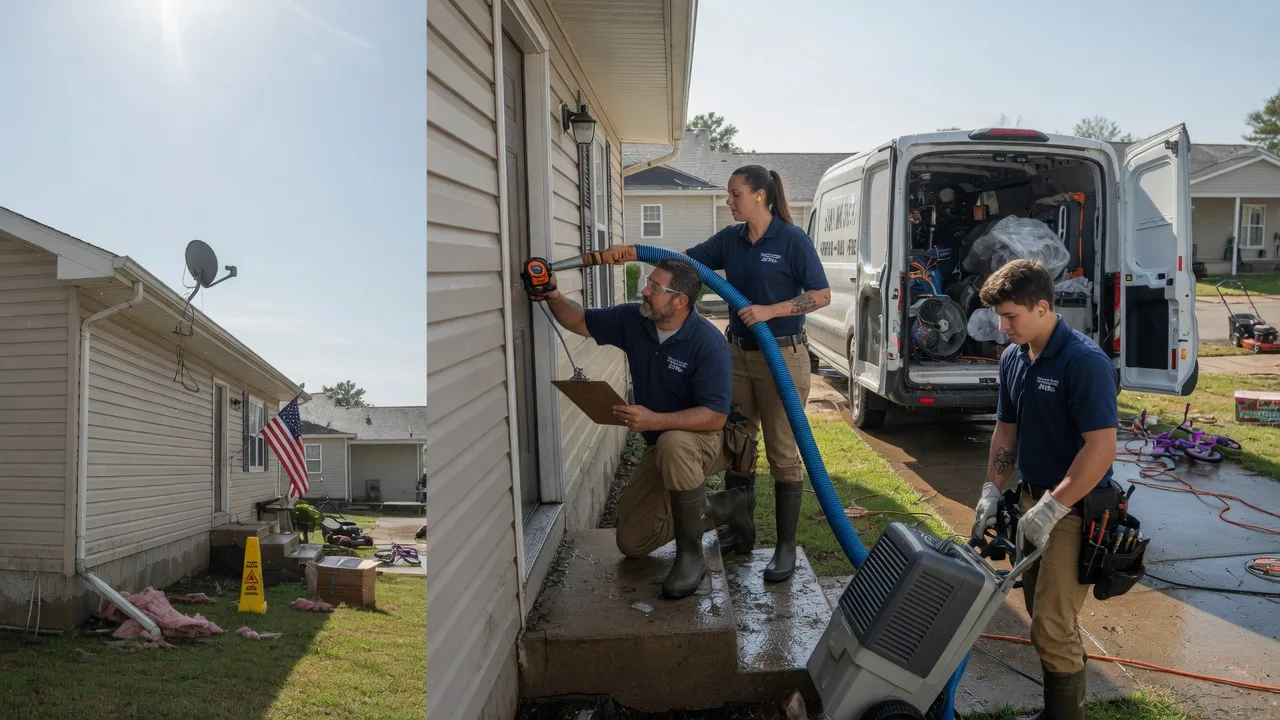 Ceiling Water Damage Restoration in Erie, KS near me